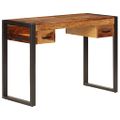 vidaXL Stôl s 2 zásuvkami 110x50x77 cm masívne akáciaové drevo