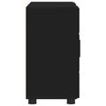 vidaXL Servírovacia skriňa FLORIN 88,5 x 30,5 x 55,5 cm Čierna
