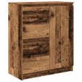 vidaXL Komoda so zásuvkami, staré drevo 71x35x84 cm, kompozitné drevo