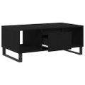 vidaXL Konferenčný stolík Čierny dub 90 x 50 x 36.5 cm
