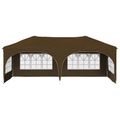 vidaXL Prístrešok na párty 575 x 288 x 245 cm Sivohnedá