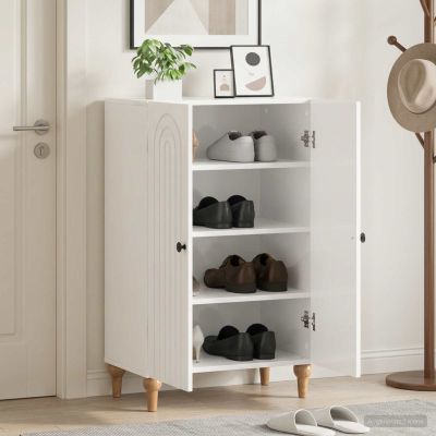 vidaXL Skriňa na topánky ALKMAAR 59,5 x 39,5 x 90 cm Kompozitné drevo