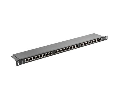 Lanberg patch panel 24 portov 0,5u 19'' CAT.5E ftp tiene čierny