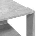vidaXL Konferenčný stolík betónovosivý 51,5x51,5x30cm kompozitné drevo