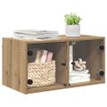 vidaXL Nástenná skrinka 68 x 37 x 35 cm Kompozitné drevo Remeselný dub