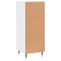 vidaXL Komoda lesklá biela 34,5x34x90 cm spracované drevo