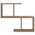 vidaXL Stenná polica Dub artisan 60 x 12 x 50,5 cm Kompozitné drevo