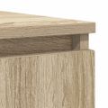 vidaXL Komoda so zásuvkami, dub sonoma 100,5x35x76 cm kompozitné drevo