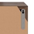 vidaXL TV skrinka, tmavý dub 88,5x27,5x30,5 cm, kompozitné drevo