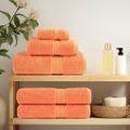 vidaXL Prémiové umývacie utierky SOLUND 10 ks oranžové 30x30 cm 600 g/m²
