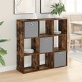 vidaXL Servírovacia skriňa Dymová dub 102 x 31 x 99,5 cm