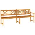 vidaXL Vonkajšia lavička Prírodná 220 x 56 x 90 cm
