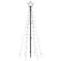 vidaXL LED vianočný stromček s hrotmi 220 LED modré 180 cm