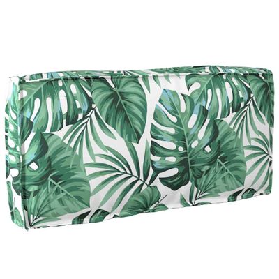 vidaXL Podložka List Vzor listov 80 x 40 x 12 cm Oxfordská látka