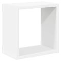 vidaXL Nástenné police 6 ks biele 26x15x26 cm