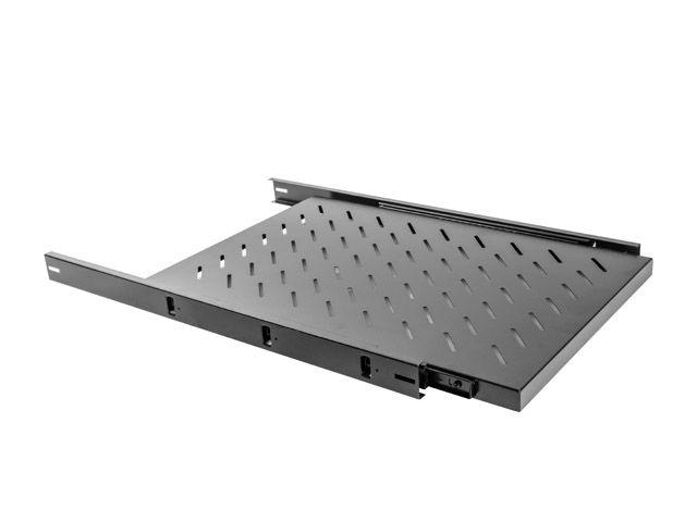 LANBERG 19'' POSUVNÁ POLICA 1U/465X750MM MAX. NOSNOSŤ DO 60 KG ČIERNA
