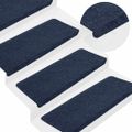 vidaXL Samolepiace nášľapy na schody 30 ks modré 65x24,5x3,5 cm