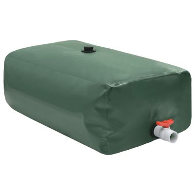 vidaXL Nádrž na vodu s kohútikom skladacia 1500 l PVC