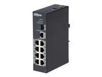 Prepínač - neriadený - 8 x 10/100 + 1 x gigabit SFP + 1 x 10/100/1000 - desktop