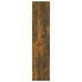 vidaXL Knižnica/deliaca stena, tmavý dub 80x30x135cm, kompozitné drevo