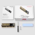 AXAGON PCEM2-1U, PCIe x16/x8/x4 - M.2 NVMe M-key slot adaptér, 1U Radic, PCIe x16/x8/x4, pro 1x M.2 SSD, NVMe M-Key, 1U