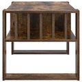 vidaXL Konferenčný stolík Dymová dub 92 x 49,5 x 45 cm