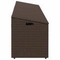 vidaXL Záhradný úložný box hnedý 220x50x58 cm polyratan