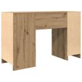 vidaXL Stôl dub artisan 120x42x76 cm kompozitné drevo