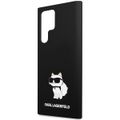 Puzdro Karl Lagerfeld pre Samsung Galaxy S24 Ultra KLHCS24LSNCHBCK čierna HC SILICONE NFT CHOUPETTE