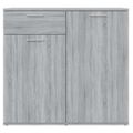 vidaXL Komoda sivá sonoma 80x36x75 cm spracované drevo