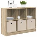 vidaXL Servírovacia skriňa Sonoma dub 88,5 x 27,5 x 63,5 cm