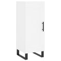 vidaXL Vysoká skrinka biela 34,5x34x180 cm spracované drevo