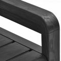 vidaXL Záhradná úložná lavička 132,5 cm plastová antracitová