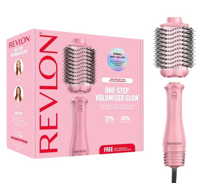 Revlon One-Step Volumiser GLOW RVDR5375E, pink
