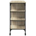 vidaXL Kuchynský vozík dub sonoma 100x45x89,5 cm kompozitné drevo