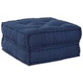 vidaXL Modulová pohovka Látka Indigo 70 x 70 x 36 cm