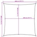 vidaXL Tieniaca plachta 160 g/m², svetlozelená 4x4 m, HDPE