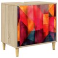 vidaXL Kúpeľňová skriňa HEESCH Sonoma 60 x 40 x 60 cm Kompozitné drevo