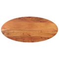 vidaXL Stolová doska 120x50x2,5 cm oválna masívna akácia