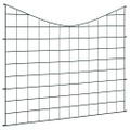 vidaXL Záhradný plot s oblúkom nadol 77,5x64 cm, zelený