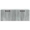 vidaXL Nástenná TV skrinka Nástenný Sivá sonoma 78,5 x 31 x 30 cm