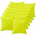 vidaXL Poťah na podložku 12 pcs HEERLEN Žiarivá zelená 45 x 45 cm
