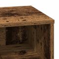 vidaXL Nočný stolík Staré drevo 50 x 34,5 x 50 cm Kompozitné drevo