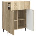 vidaXL Servírovacia skriňa Dub sonoma 66 x 34,5 x 92 cm