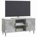 vidaXL TV skrinka Betónovo sivá 102 x 34,5 x 50 cm Kompozitné drevo