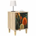vidaXL Nočný stolík ZAANDAM 2 ks Dub sonoma 36 x 33 x 50 cm