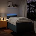 vidaXL Boxspring posteľ s matracom modrá 120x200 cm látka