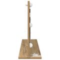 vidaXL Toaletné zrkadlo Remeselný dub 80 x 45 x 18 cm Obdĺžnikový