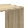 vidaXL Knižnica dub sonoma 68,5x32x68,5 cm kompozitné drevo