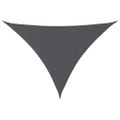 vidaXL Tieniaca plachta, oxford, trojuholníková 2,5x2,5x3,5m, antracit